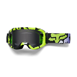 Fox Racing Main Morphic Smoke Lens Goggles - Black / Yellow