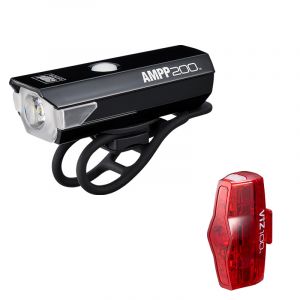 Cateye AMPP200 / VIZ 100 Cycle Light Set