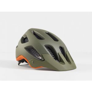 Bontrager Rally WaveCel Mountain Bike Helmet - Olive Grey/Roarange
