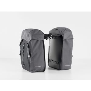 Bontrager Town Double Pannier - Black / Grey