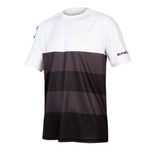 Endura SingleTrack Core MTB T-Shirt - Black / White