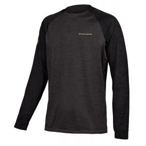 Endura SingleTrack L/S Cycle Jersey - Pewter Grey