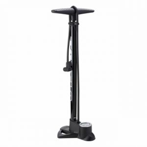 Truflow Easitrax 3 track pump with gauge - Black